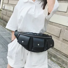 Engyee повседневная Кожаная поясная сумка женский органайзер для путешествий Большая вместительная сумка через плечо кожаная нагрудная сумка поясная сумка