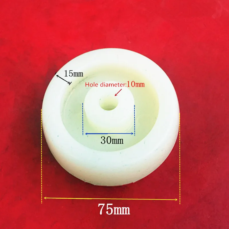 Аппаратное мебельное колесо ручное колесо пластиковые железные шкуры Сейф 3 дюймовые нейлоновые колеса