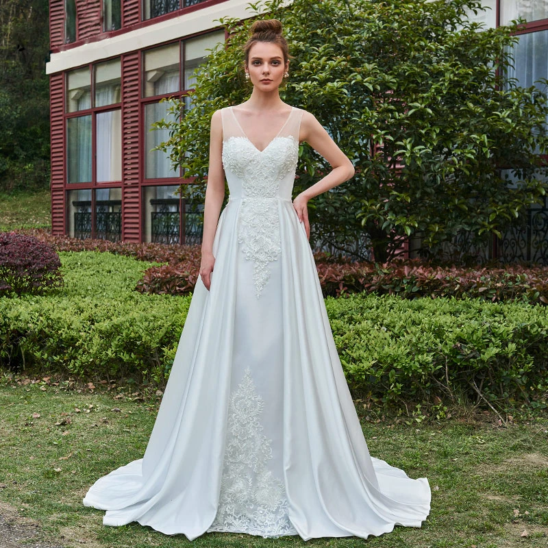 Dressv-ivory-long-wedding-dress-v-neck-a-line-appliques-court-train-bridal-gown-elegant-outdoor