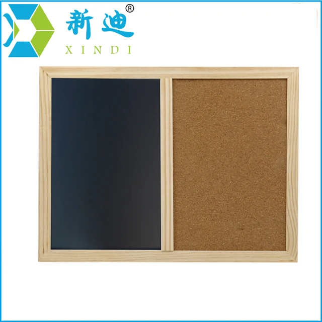 xindi new 2018 wooden frame 6040cm cork board magnetic blackboard combination message boards office cork boards for office a62 for