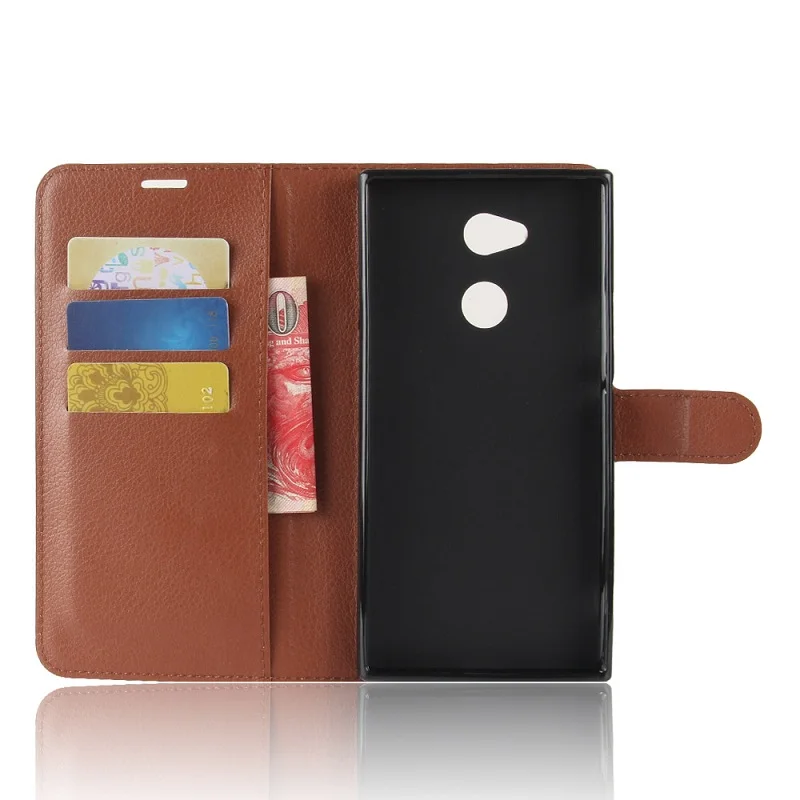 Чехол книжка для Sony Xperia XA2 H3113 кожаный чехол в винтажном стиле Ultra H4233 H4213|case leather|capa