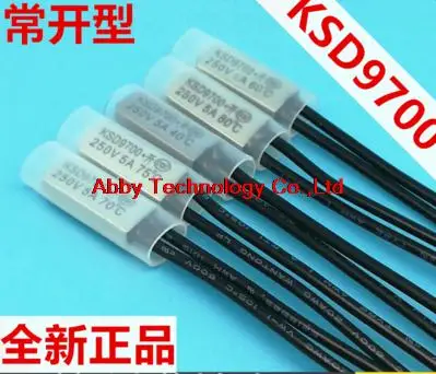 Бесплатная доставка KSD9700 5A250V 45 55 65 40 50 60 градусов Цельсия N.C. Термостат с нормально