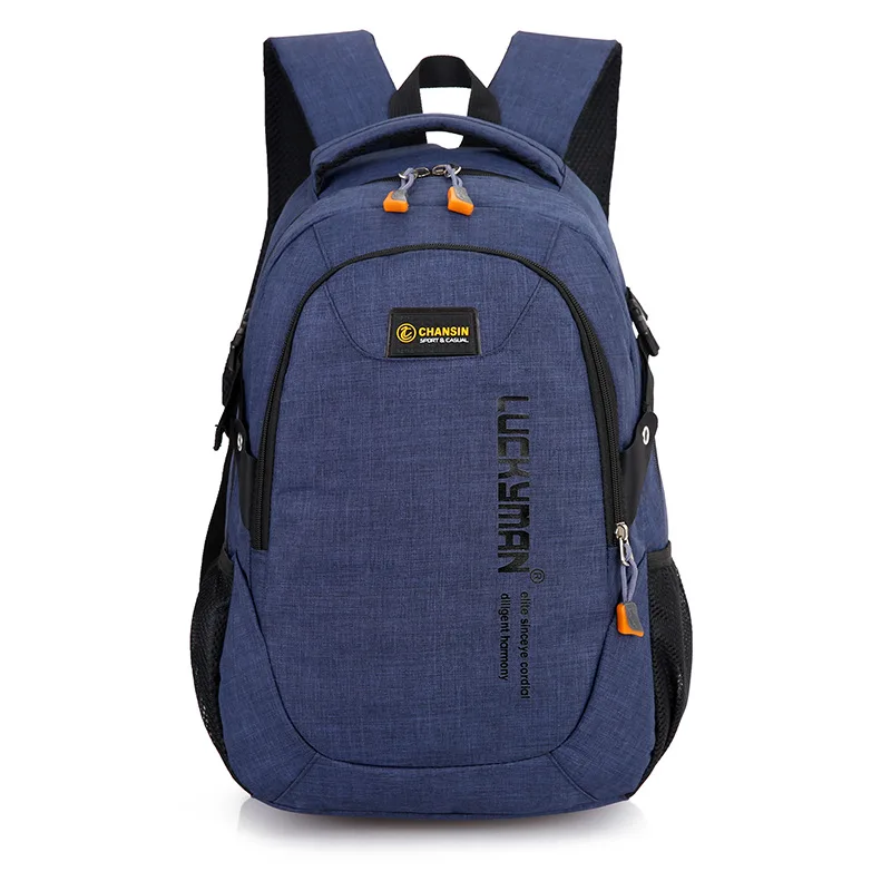Рюкзак в консервативном стиле, Повседневный, Оксфорд, для путешествий, унисекс, для ноутбука, дизайнерская, для студентов, школьная сумка, сумки для компьютера, высокое качество - Цвет: dark blue
