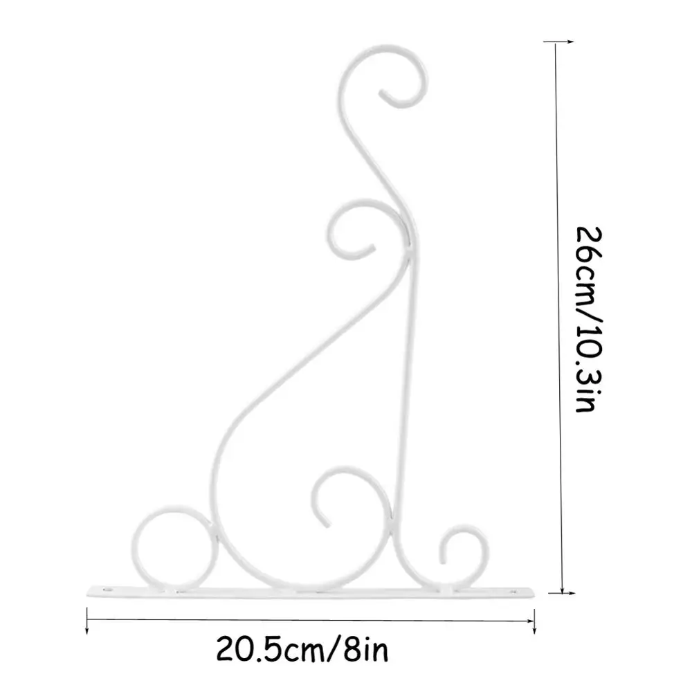 1 шт. железные Настенные Кронштейны стойки для цветов крючки для садовой корзины фонарь светильник для газона цветочные горшки вешалка для растений Садоводство