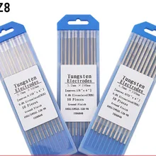 WZ8 10 шт белый 1,0/1,6/2,0/2,4/3,0/3,2/4,0 мм* 150 мм Zirconiated Вольфрам электродная головка Вольфрам с мультиигловой системой/стержень для инструмент для прокалывания отверстий