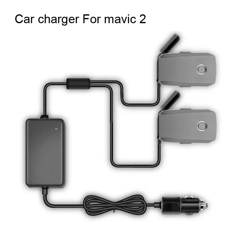 

STARTRC DJI mavic 2 Pro Drone Car Charger Accessories With 2 Intelligent Battery Charging Ports Fast Charging Travel Transport