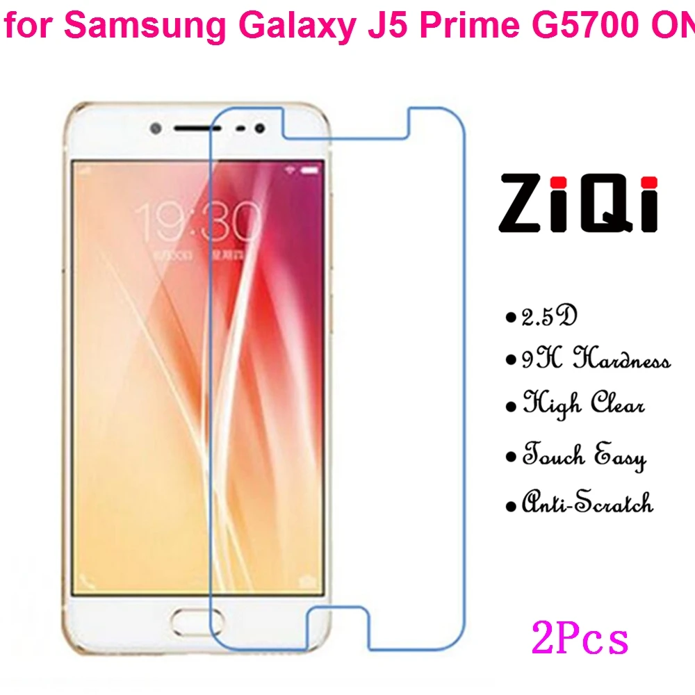 2 шт. 2.5D 0 26 мм 9H Премиум Закаленное стекло для Samsung Galaxy J5 Prime SM-G570F G570F G570 Защита