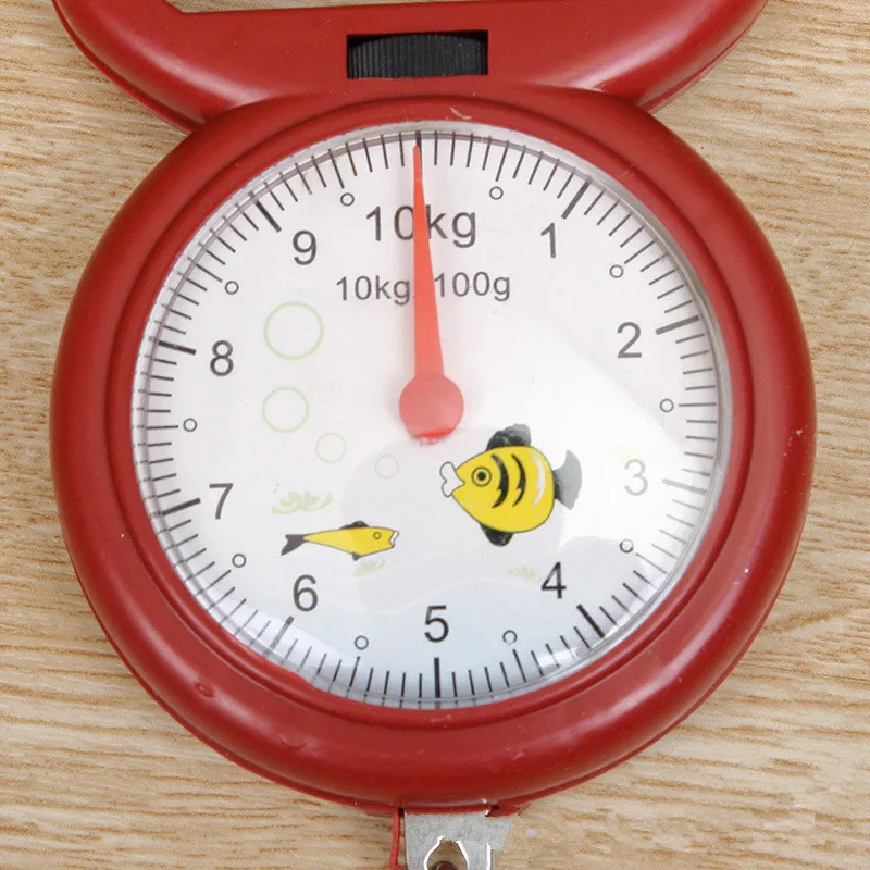 

1 PC 10kg Portable Spring Scale Fashion Creative Household Hanging Mechanical Mini Hand-held Spring Scales Kitchen Gadgets