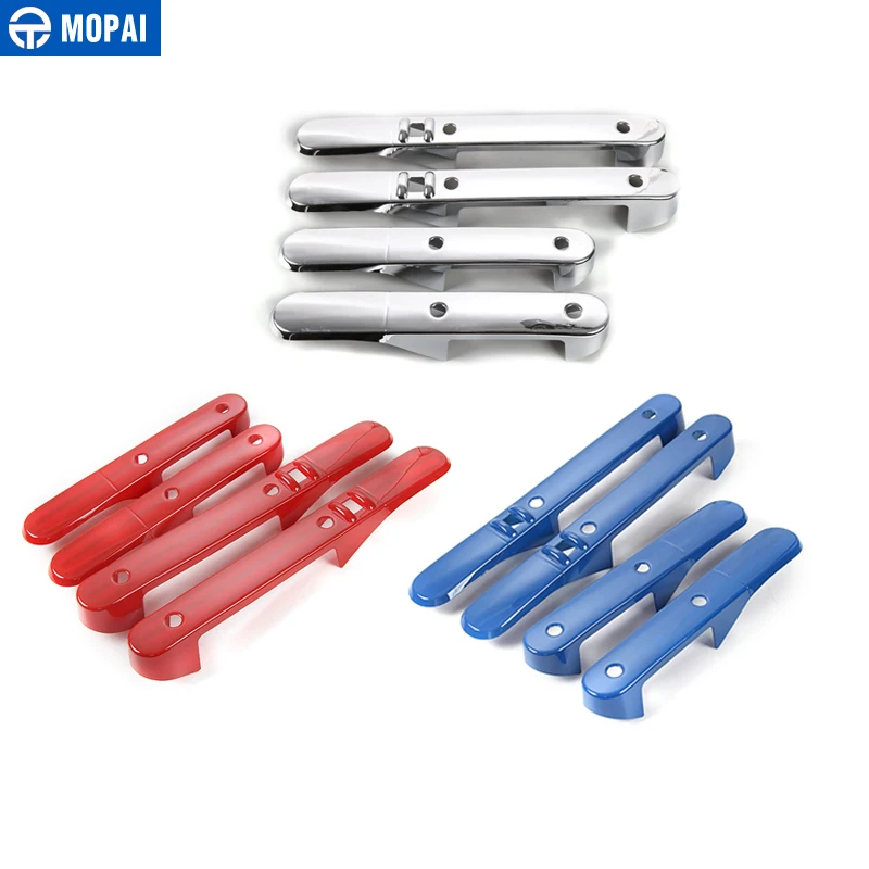 

MOPAI 3 Color ABS 4 Door Car Interior Door Handle Decoration Cover Trim Stickers For Jeep Wrangler 2007-2010 Car Styling