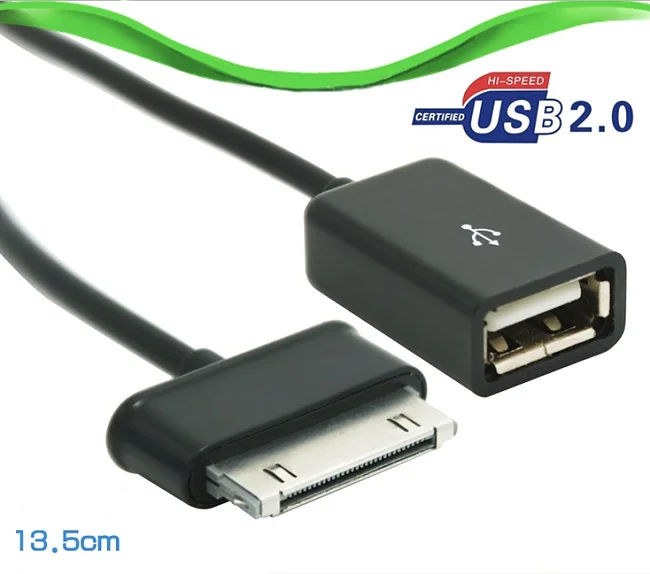 USB адаптер хоста OTG кабель для Samsung Galaxy Tab 2 7 0 Plus 8 9 Note 10 1 N8000 N8010 P3110 P5100|adapter cable|usb adapter