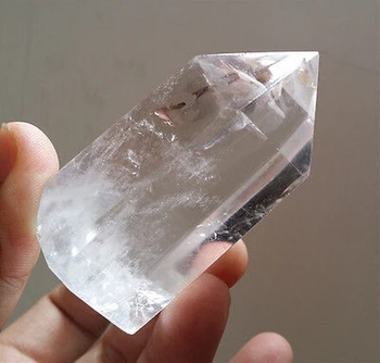 

NATURAL CLEAR QUARTZ CRYSTAL DT WAND POINT Healing