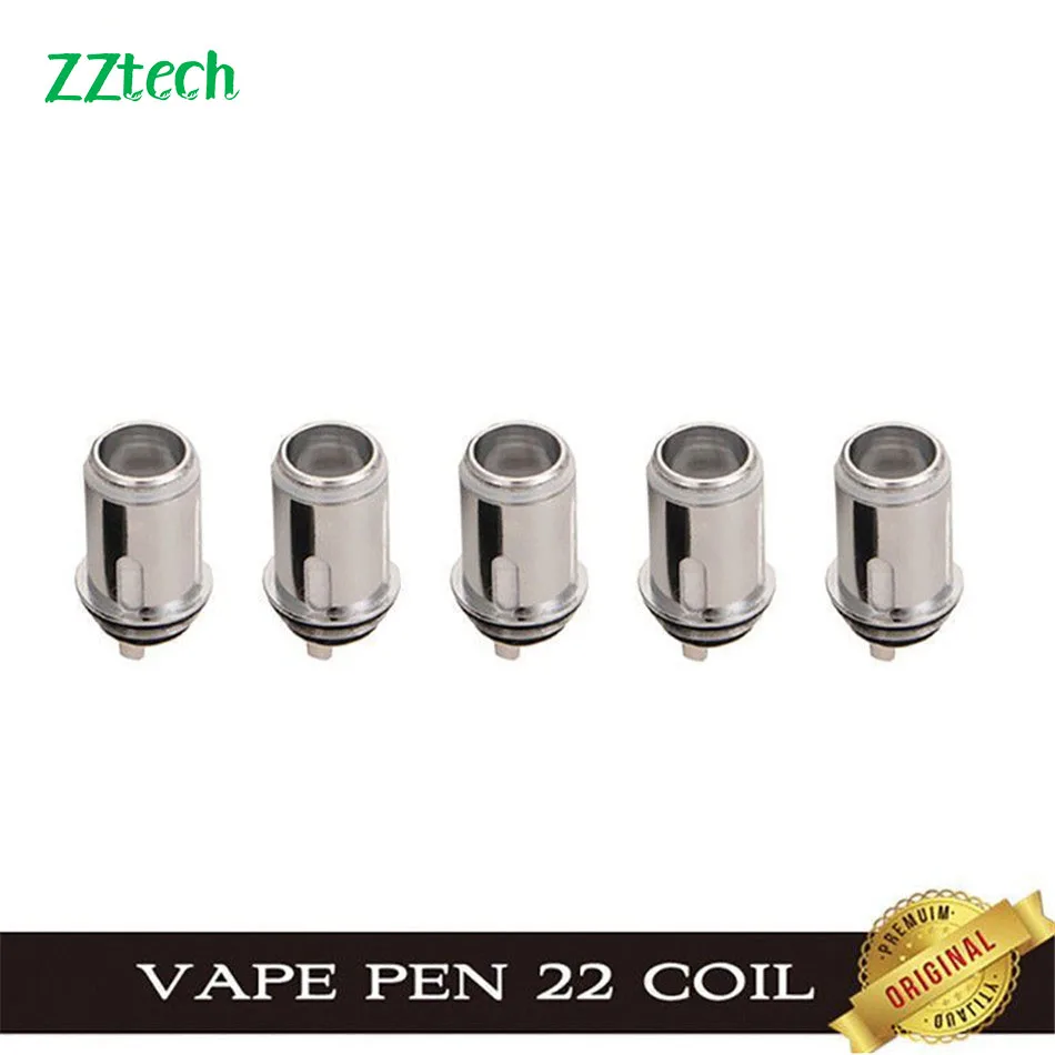 5 шт. замена готовой катушки ZZtech для электронной сигареты SMOK Vape Pen 22 атомайзер 0 3 Ом