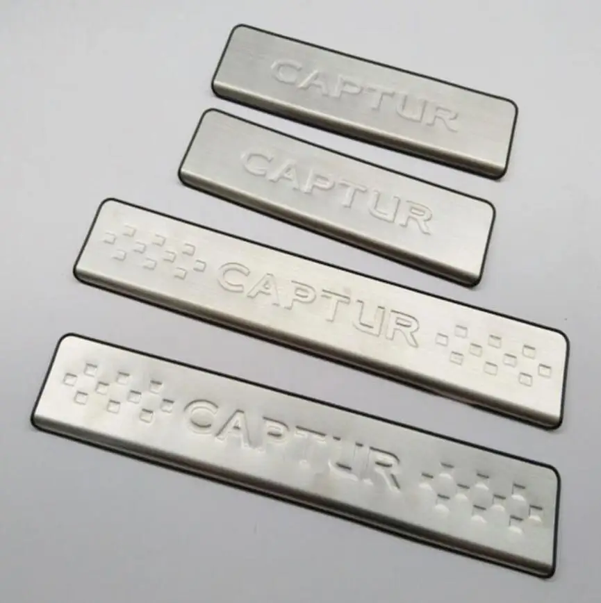 

For Renault Samsung QM3 captur 2014 -2015 Stainless steel Scuff Plate Door Sill strip welcome pedal car accessories