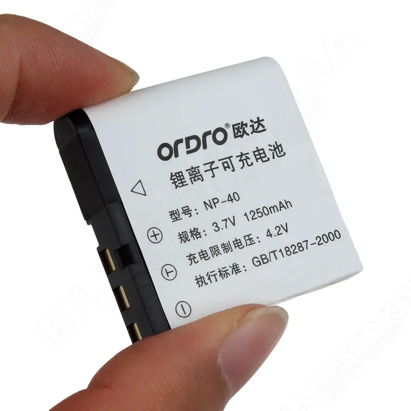 1 шт. Ordro NP 40 3 7 V 1250mAh батарея для Z20 Z80 Z8P Цифровая видеокамера|dv camera|camera dvbattery for |
