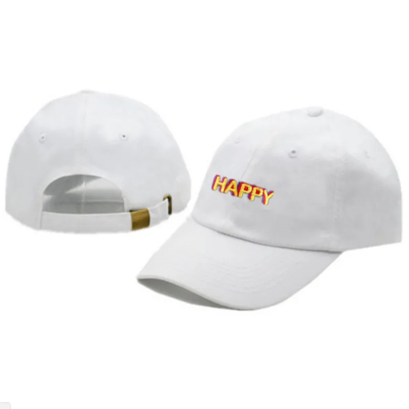 Счастливый папа шляпа для Для женщин Embroiderd Unstructred Для мужчин Trucker Hat Бейсбол Кепки Snapback хип-хоп Кепки унисекс Счастливые Hat Прямая доставка