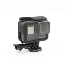 Telesin marco carcasa de montaje con hebilla de liberación rápida de montaje de trípode y tornillo de mariposa para gopro 5 negro gopro hero 5 accesorio Kit