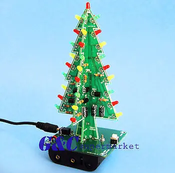 

Chrimas Trees LED DIY Kit Professional Red Green Flash LED Circui