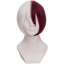 Мой герой Todoroki шото Косплэй парик Boku без Hero Академия шото Todoroki Косплэй парик