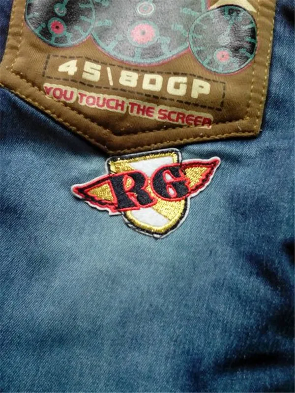 Flags Wings RG Girls Iron On Clothes - 4