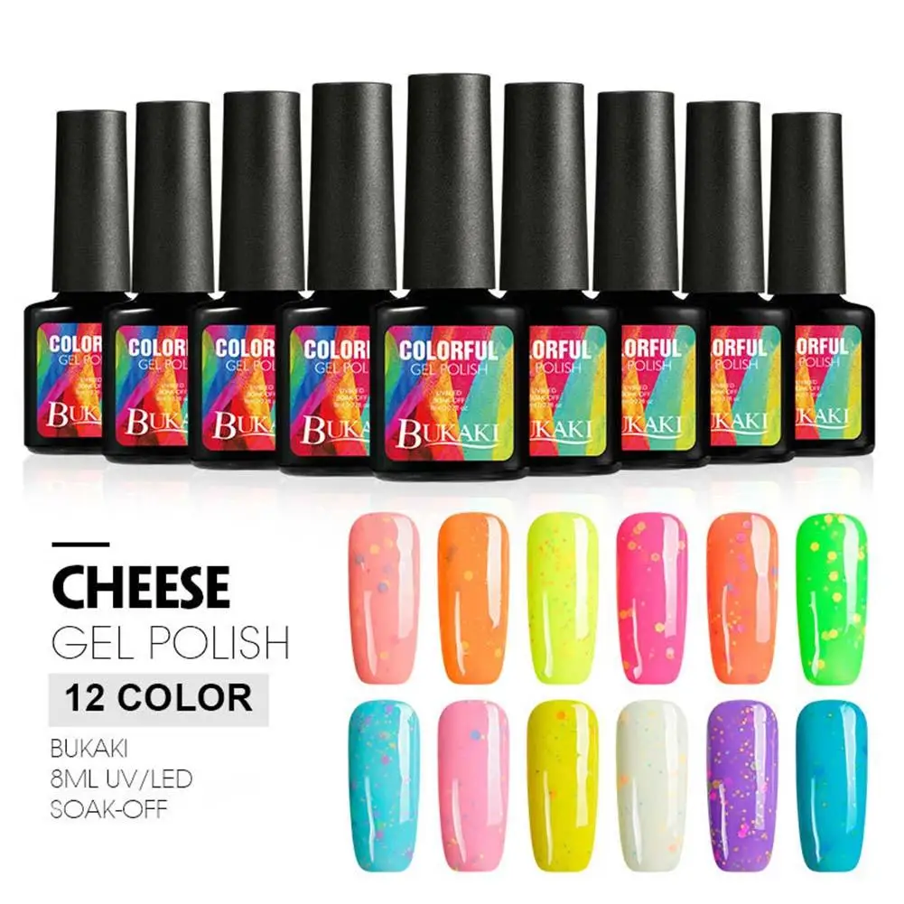 

1pc Shiny Polka Dot UV LED Gel Polish Nail Art Manicure Varnish Top Coat Base Coat Long Lasting Lacquer Base