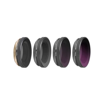 

SUNNYLIFE 4Pcs MCUV CPL ND4 ND8 Lens Filters for DJI OSMO Action Camera Reduce Light