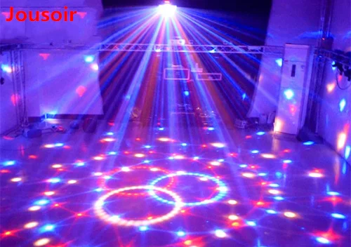 9 Цвета 27 Вт хрустальный магический шар светодио дный этап лампы 21 режим Disco
