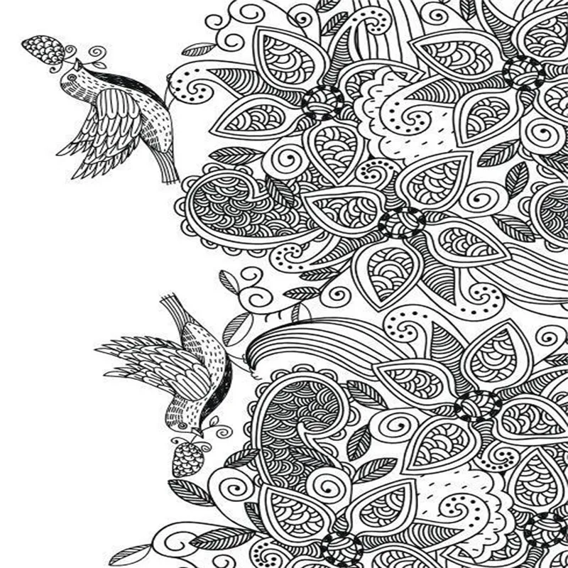 New Bird Dreamland Colouring Book Secret Garden Style Coloring For Relieve Stress Kill Time Graffiti Painting Drawing In Books From Office