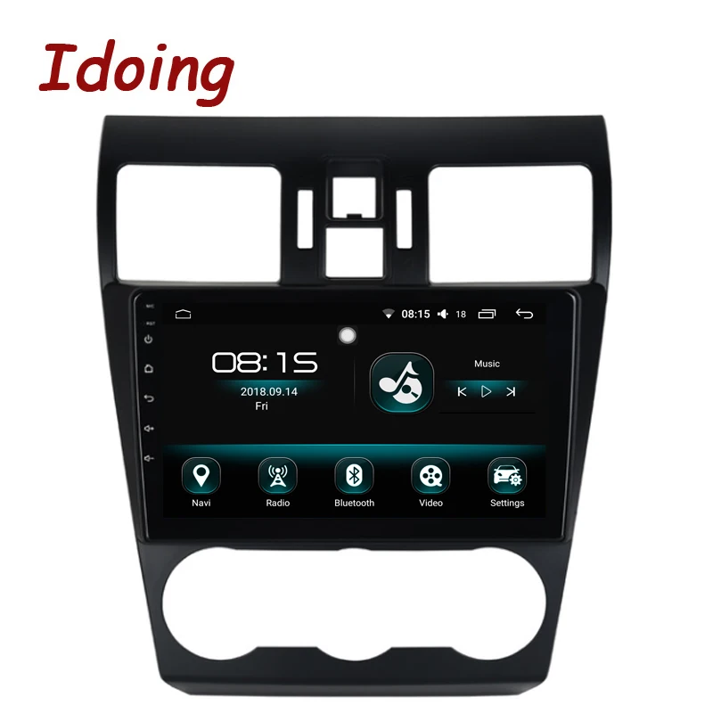 Idoing 1Din 9 &quotАвтомобильный Android 8 0 радио Vedio GPS мультимедийный плеер для Subaru WRX 2013 2015 4G