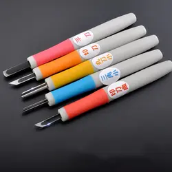 1 шт. японский резиновый штамп гравировальный нож ручка деревянные ремесла инструмент для резьбы по фруктам лезвие резак для резки бумаги