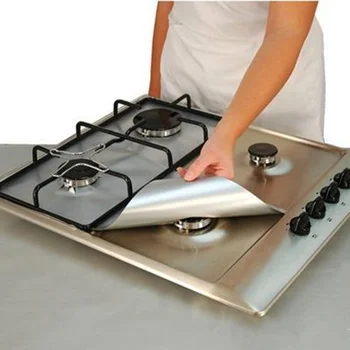 

Reusable Kitchen Gas Stove Protector Non Stick Burner Liner Cooker Cover Mat Gas Stove Cleaning Mats Kitchen Gadgets Tools 2pcs