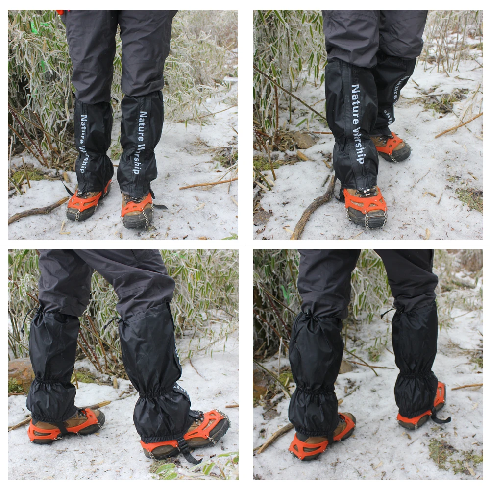1 Pair Waterproof Outdoor Hiking Walking Climbing Hunting Snow Legging Gaiters Ski Gaiters For Men And Women 1 Pair Waterproof Outdoor Hiking Walking Climbing Hunting Snow Legging Gaiters Ski Gaiters For Men And Women