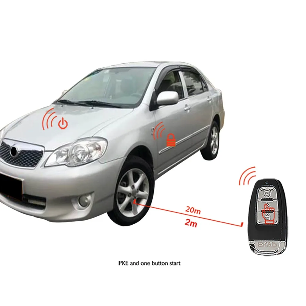 Corolla 2011 Автомобильные аксессуары без ключа система комфорта доступа PKE Phone APP удаленный запуск автомобиля двигателя автомобиля сигнализации Push 913