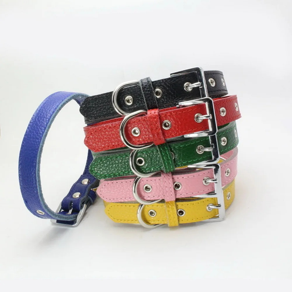 New Double-deck Head Layer Cowhide Pets A For Waterproof Do Ventilation Genuine Leather Chain dog accessories JJ-XQ21 | Дом и сад