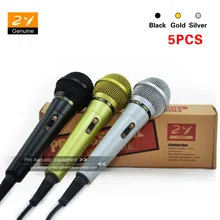 ZY Audio, 5 шт., профессиональный ручной микрофон для караоке, Студийный микрофон Fio, микрофон для пения, вечерние, KTV, усилитель