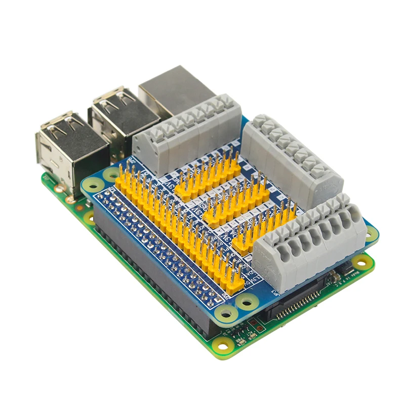 Raspberry Pi GPIO Плата расширения, модуль для робота автомобиля DIY тест Совместимость для Raspberry Pi 4 Модель B/3B+/3B