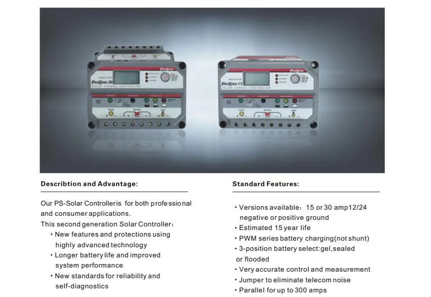PWM 30A Morningstar PWM регулятором солнечного Зарядное устройство контроллера PS-30 12V 24V ЖК-дисплей Экран Prostar блок управления установкой на солнечной батарее для домашняя Солнечная Системы
