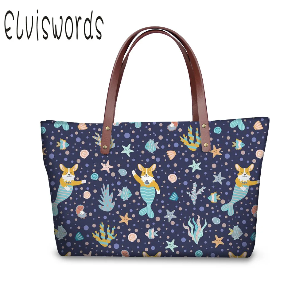 

2019 Corgi Women Handbags for Woman Shoulder Bag Ladies Purse Causal Totes Fashion Shoulder Bags