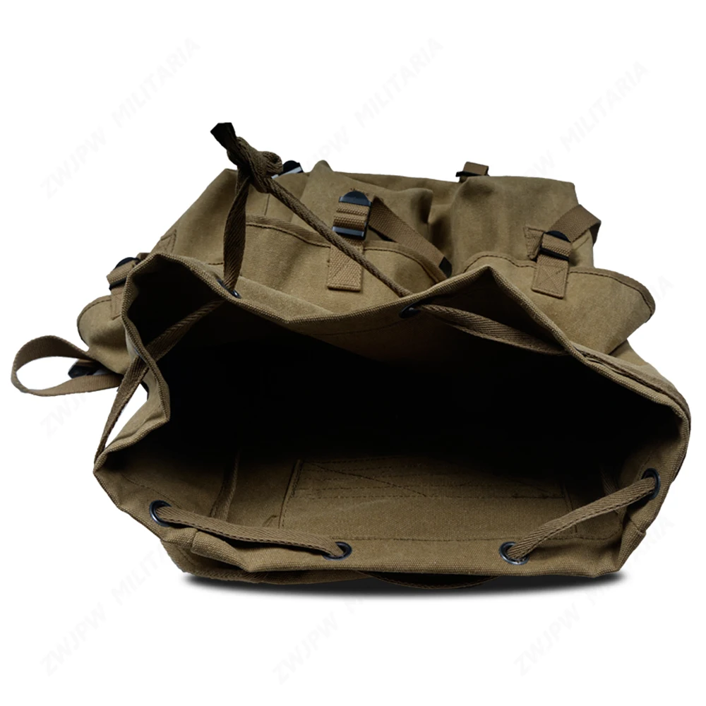 WW2 WWII US Army Musette M14 Military Haversack Sailcloth Backpack canvas Bag US10919