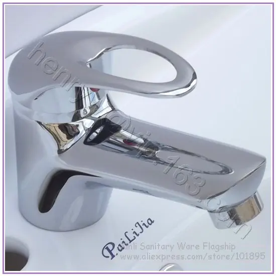 

L15695 - Luxury Deck Mounted Chrome finish Brass Wash Basin Tap