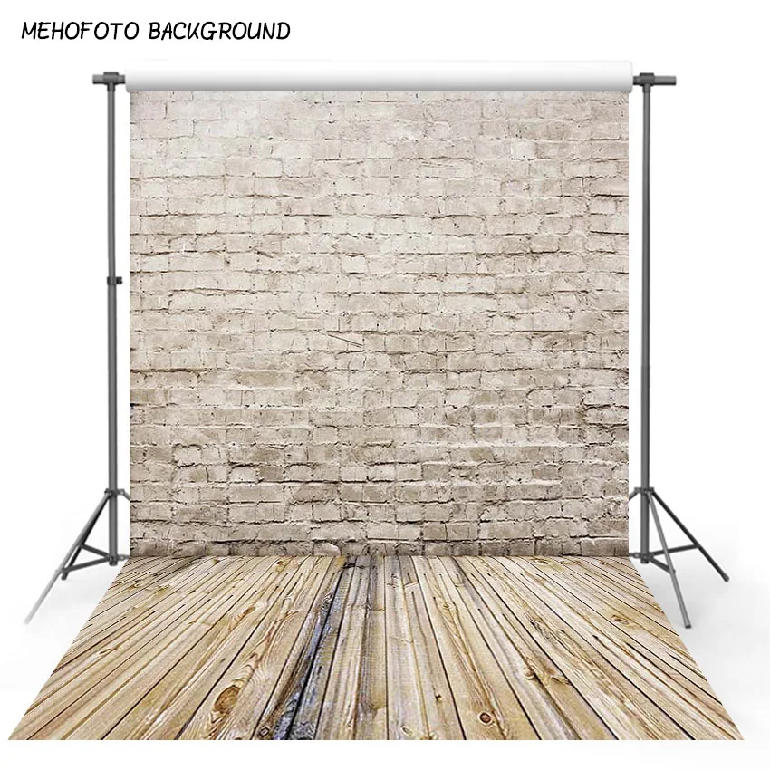 Фотографический фон с изображением кирпичной стены деревянного пола для игрушка