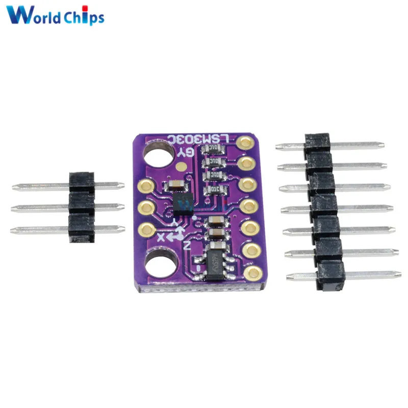 

LSM303C LIS3MDL 3-Axis 6DOF Magnetometer Accelerometer Magnetic Sensor Module