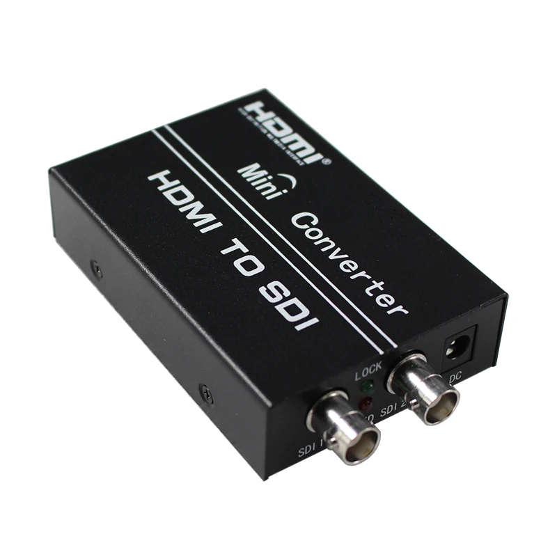 

Double HDMI to 2 SDI Converter Adapter Full HD 1080P Audio Converter Support SDI/HD-SDI/3G-SDI Signals for Camera Home Theater