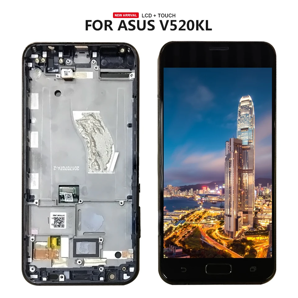 

For Asus ZenFone V V520KL A006 LCD Display Digitizer Touch Screen Sensor Assembly with Frame + Tools + Adhesive