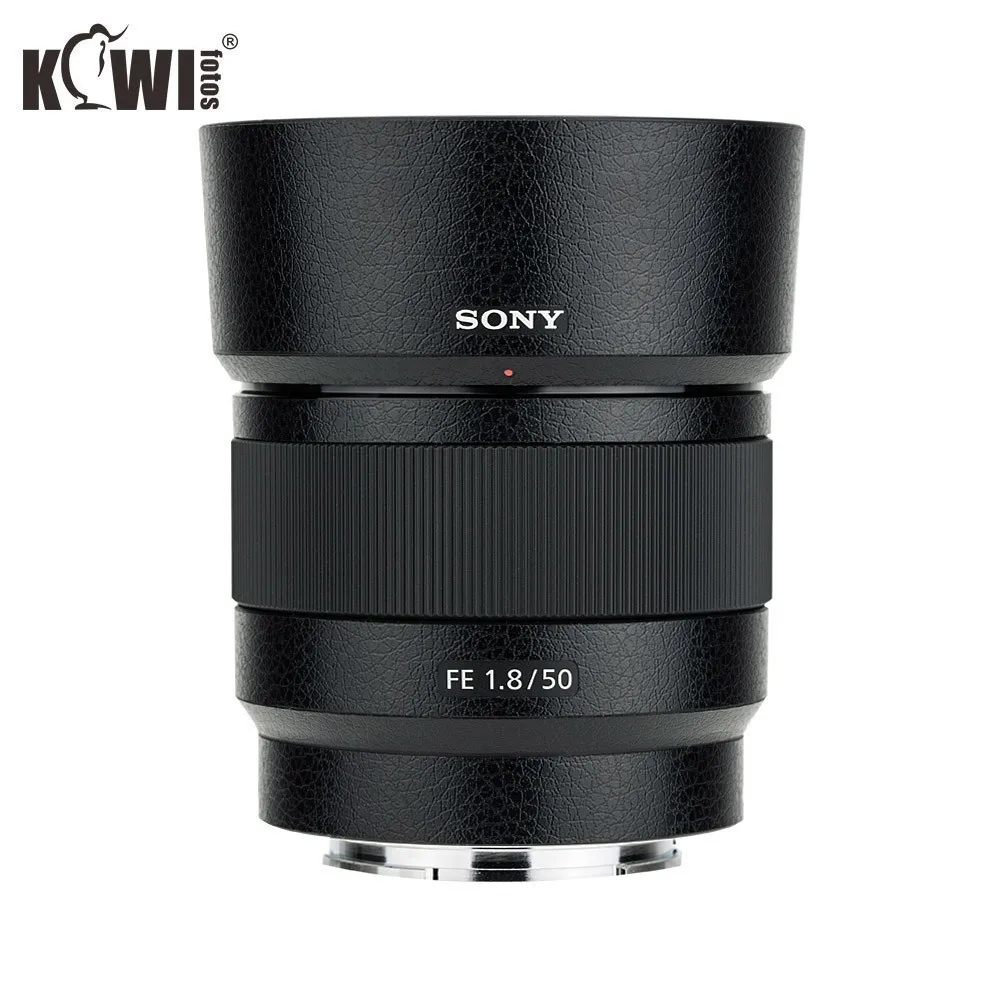 KIWIFOTOS KS-SEL50F18FL кожа текстура Защитная пленочная линза защита для sony FE 50 мм f/1,8 объектив с влажной Очищающая салфетка