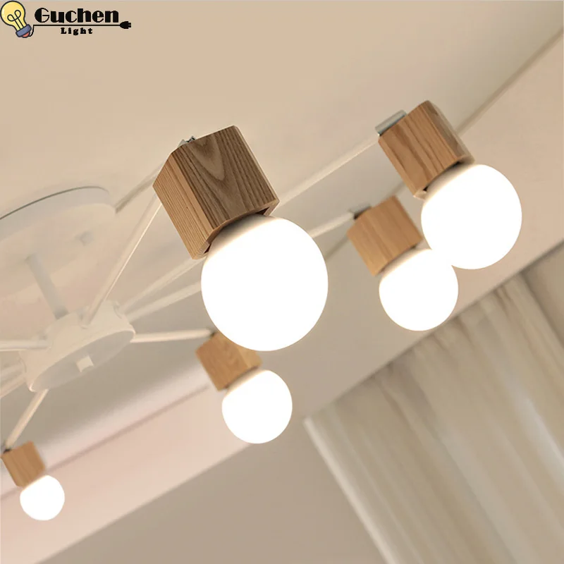 Светодиодная люстра в стиле лофт подвесной светильник скандинавском домашнее