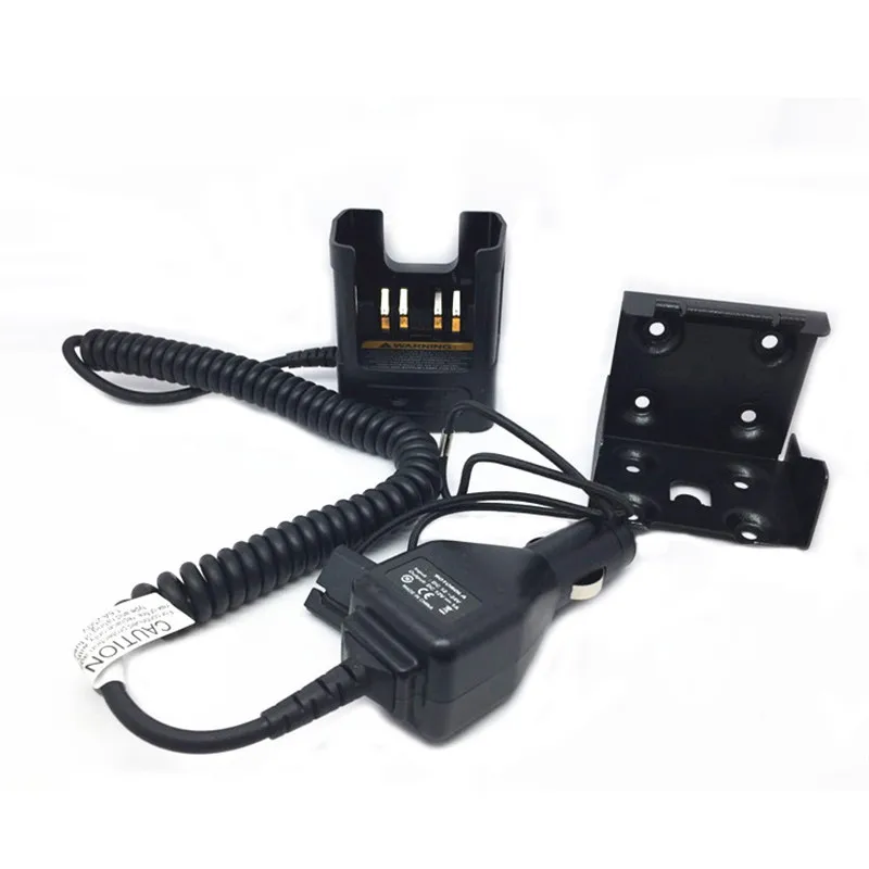 Черный Для Motorola GP328 GP338 GP328 плюс 338 плюс GP760 бортовой зарядное устройство для зарядки автомобиля - Цвет: Черный