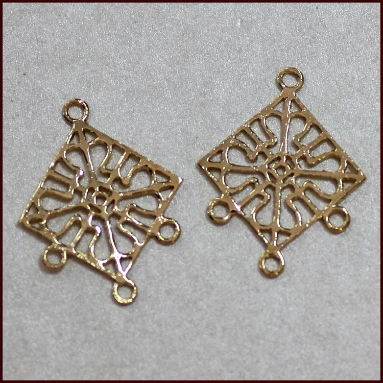 

High quality jewelry components connections white gold easy jewelry making findings
