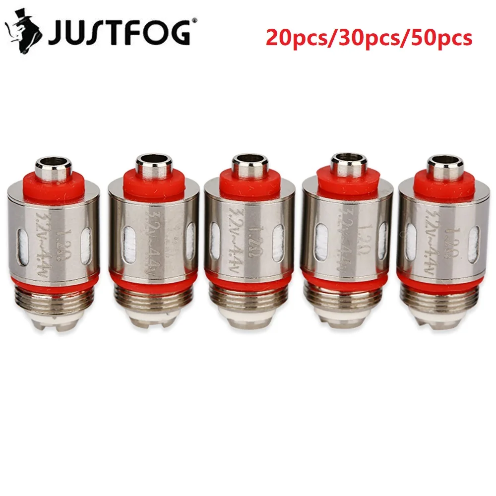 

20/30/50pcs JUSTFOG Coil Head Core 1.2ohm/1.6ohm for Justfog C14 Q14 Q16 P16A P14A Kit Atomizer Justfog Electronic Cigarette