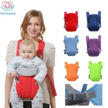 

Herbabe Ergonomic Front Facing Baby Carrier Adjustable Breathable Backpacks for Newborn Safety Back Carry Kangaroo Sling Wrap