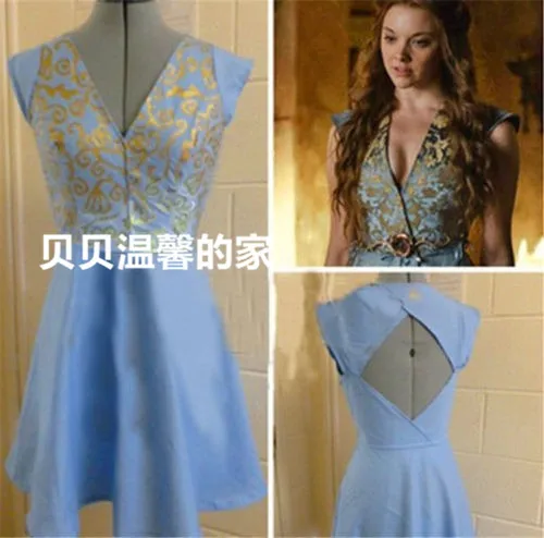 

2016 New Style Game Of Thrones Daenerys Targaryen Cosplay Dress Cotume